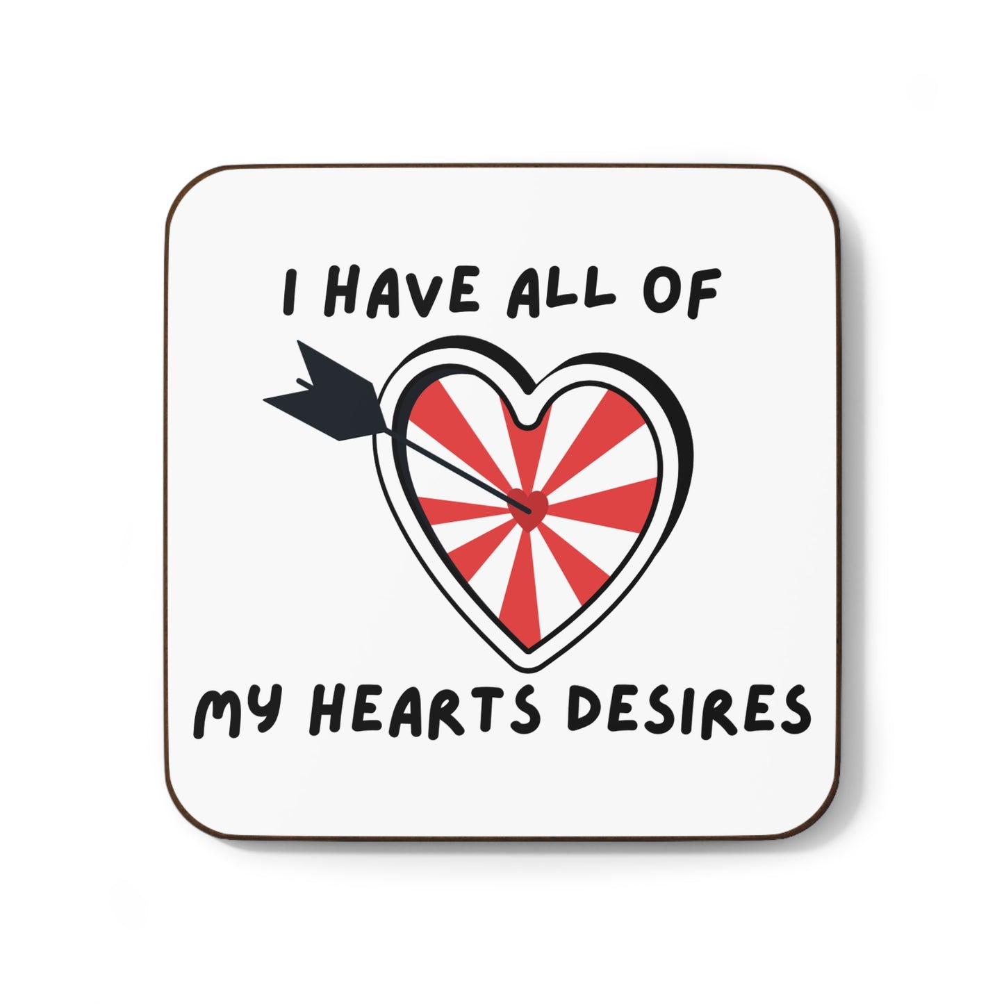 "I Have All of my Hearts Desires" Coaster, Manifesting Home Decor, Gift for Him/Her, Unique Barware, Valentine's Day, Housewarming, Cute Coaster Designs, Durable [...]