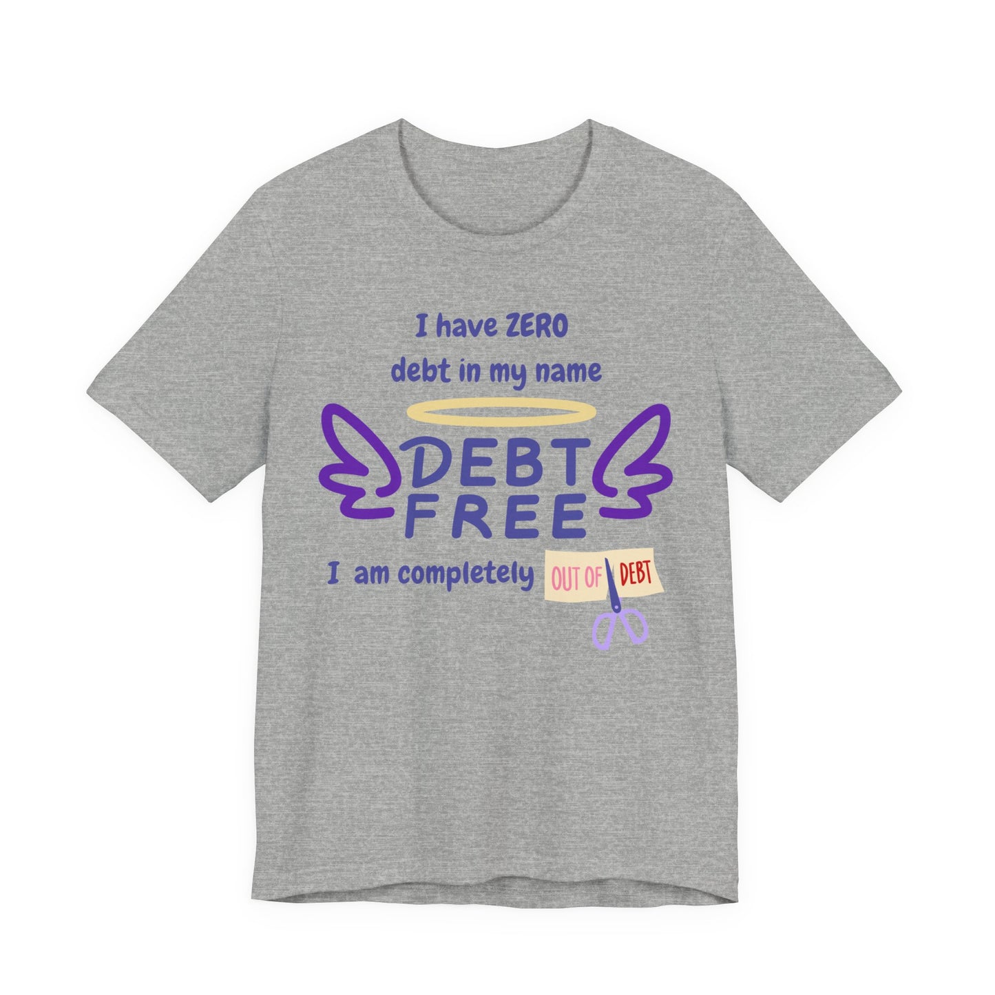 I Have Zero Debt/Free (Purple) Unisex Tee - Celebrate Financial Freedom, Perfect Gift for Friends, Inspirational Shirt for Everyday Comfort, Positive [...]