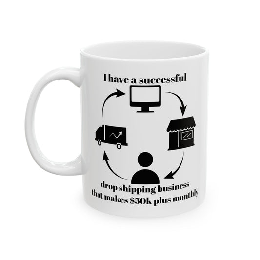 "I Have a DS Biz that makes $50k monthly"  - Inspirational Ceramic Coffee Cup, Business Motivation Gift, Office Decor, Creative Workspace, Perfect for Any [...]
