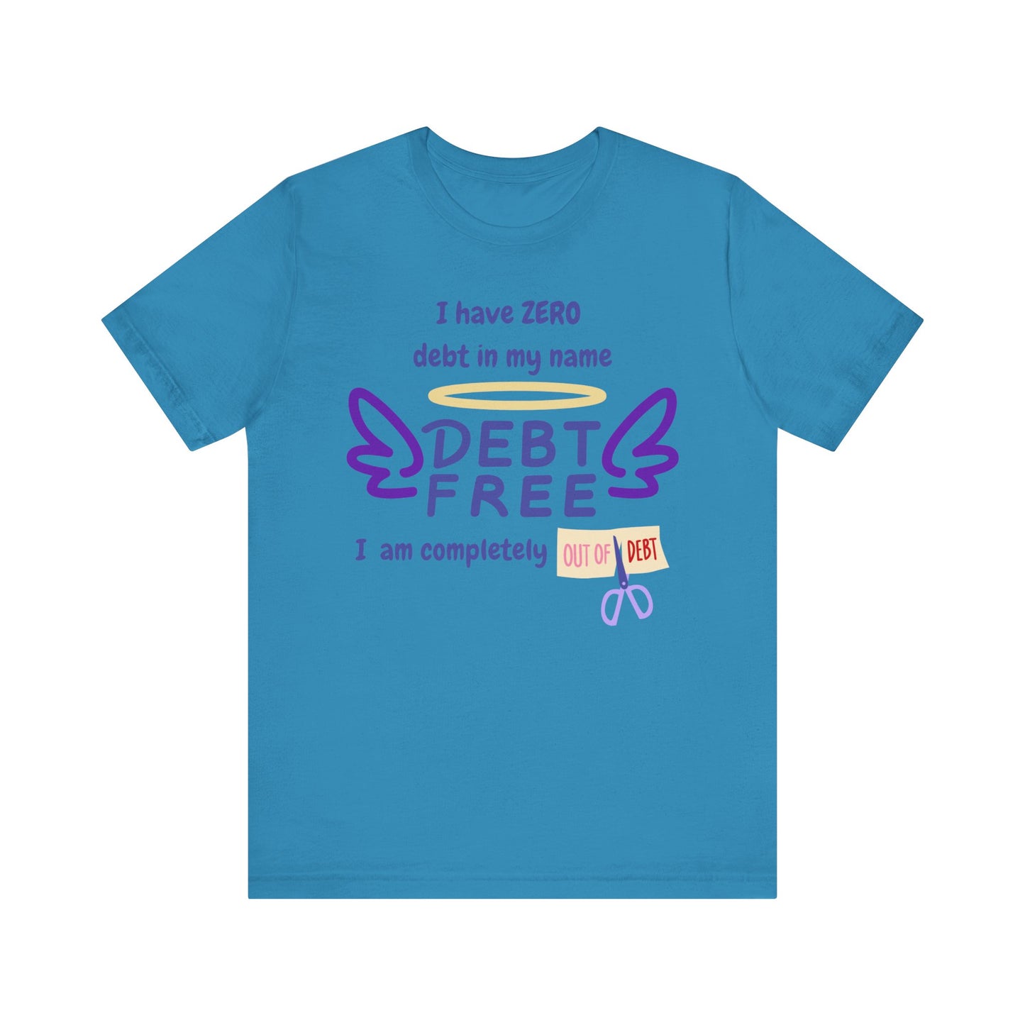 I Have Zero Debt/Free (Purple) Unisex Tee - Celebrate Financial Freedom, Perfect Gift for Friends, Inspirational Shirt for Everyday Comfort, Positive [...]
