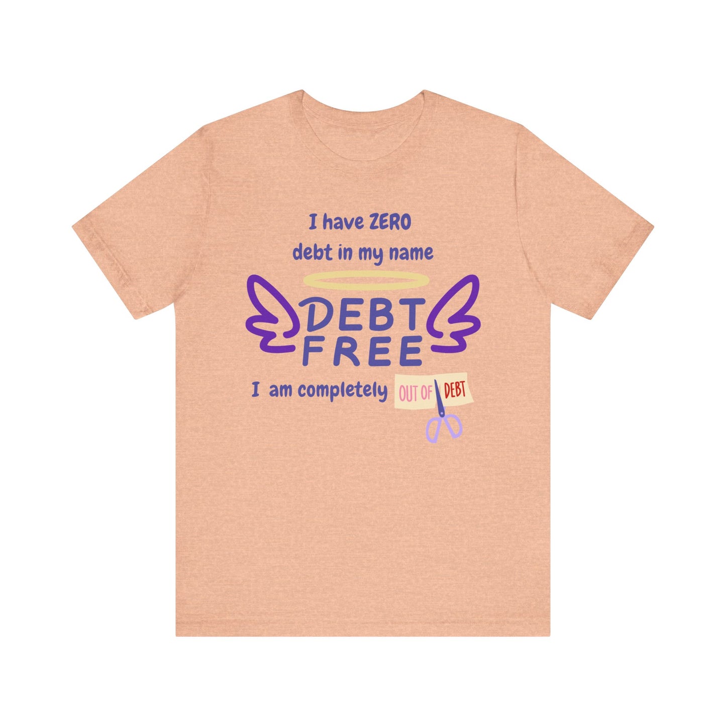 I Have Zero Debt/Free (Purple) Unisex Tee - Celebrate Financial Freedom, Perfect Gift for Friends, Inspirational Shirt for Everyday Comfort, Positive [...]
