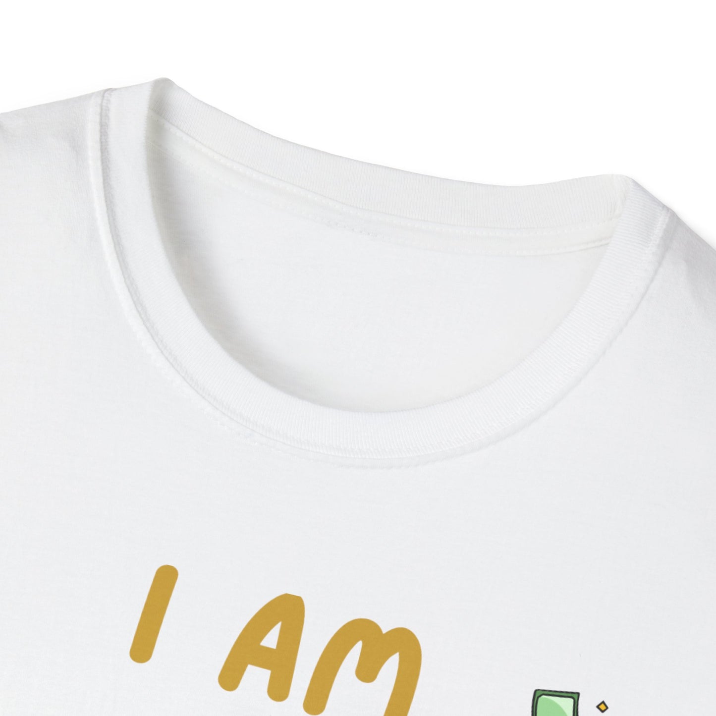 "I Am Paid to Exist" Unisex Softstyle T-Shirt - Manifesting Graphic Tee for Everyday Wear