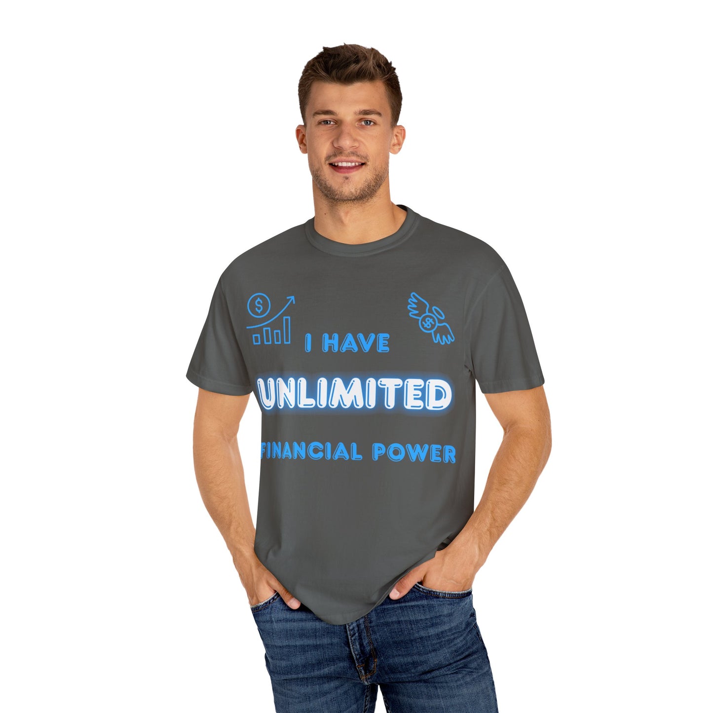 "I Have Unlimited Financial Power" Blue