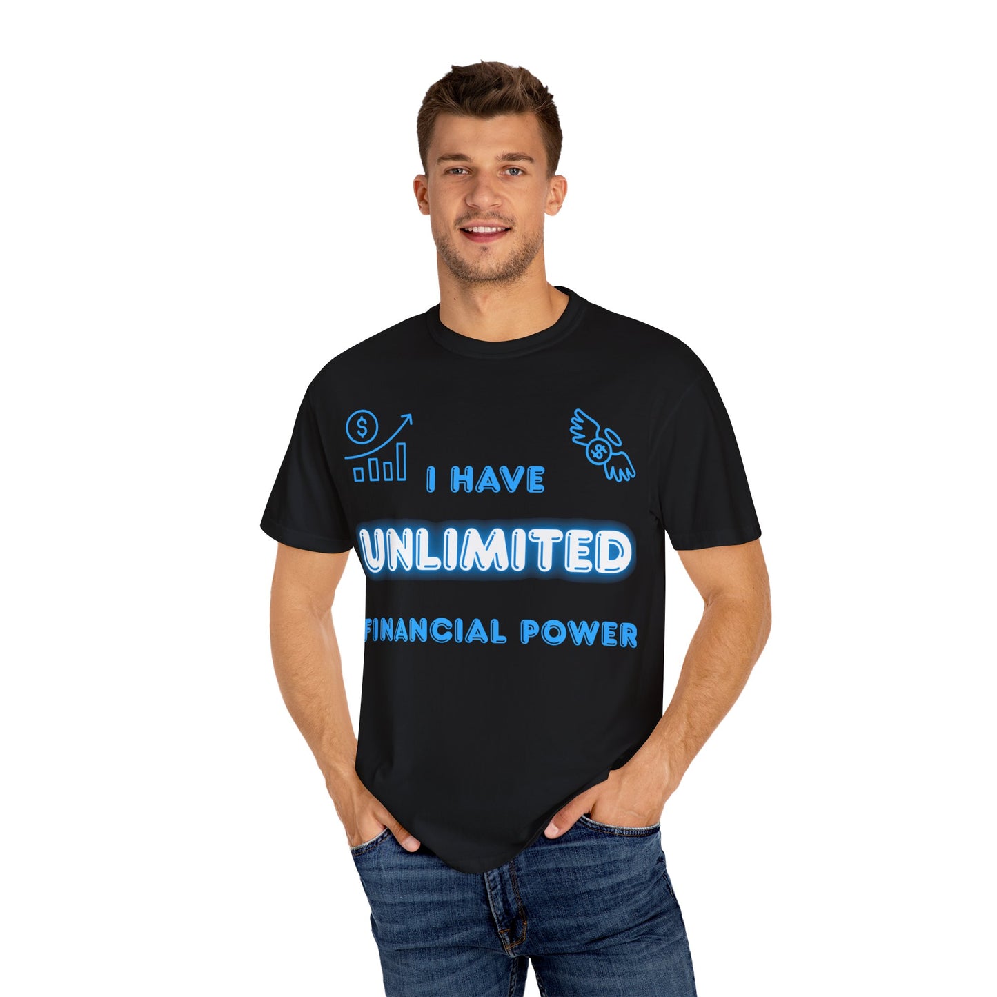 "I Have Unlimited Financial Power" Blue