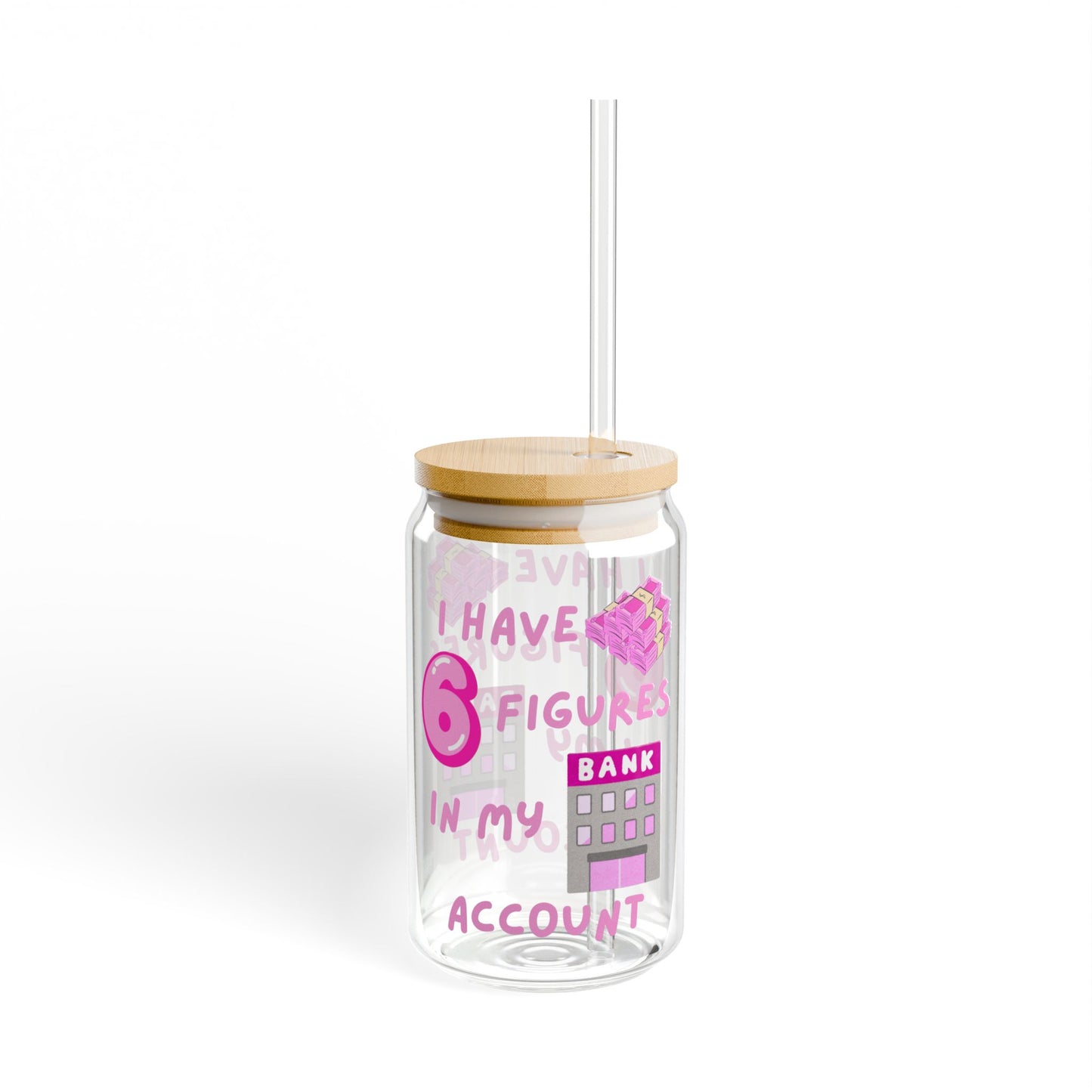 "I Have 6 Figures Bank" Pink - Perfect for Motivational Lifestyle, Gift for Friends, Ideal for Home or Office, Encouraging [...]