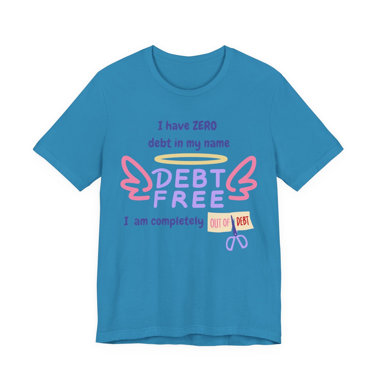 "I Have Zero Debt/Free" Unisex Tee, Celebrate Financial Freedom Shirt, Inspirational Gift, Debt-Free Lifestyle T-Shirt, Debt-Free Goals Apparel, Fun [...]