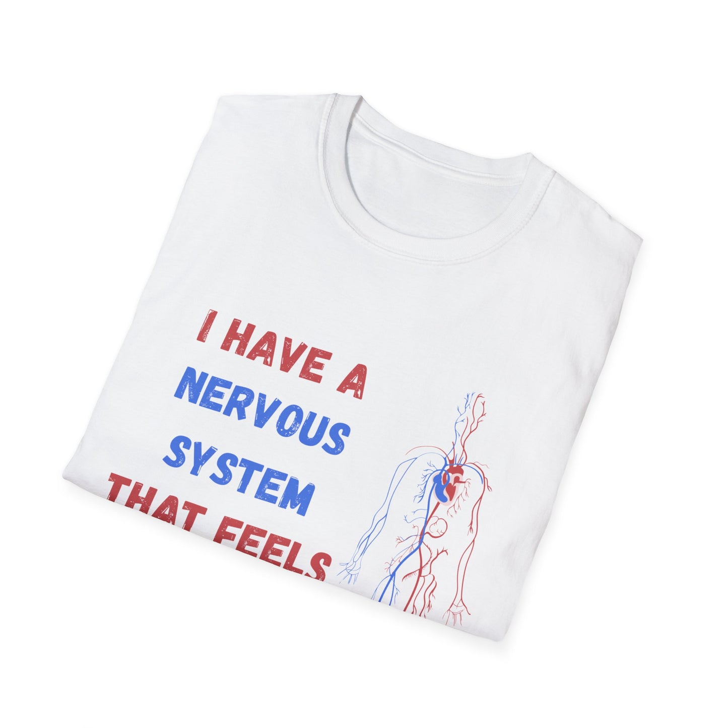 T-Shirt — "I Have a Nervous System That Feels Calm & Safe" Manifestation Tee