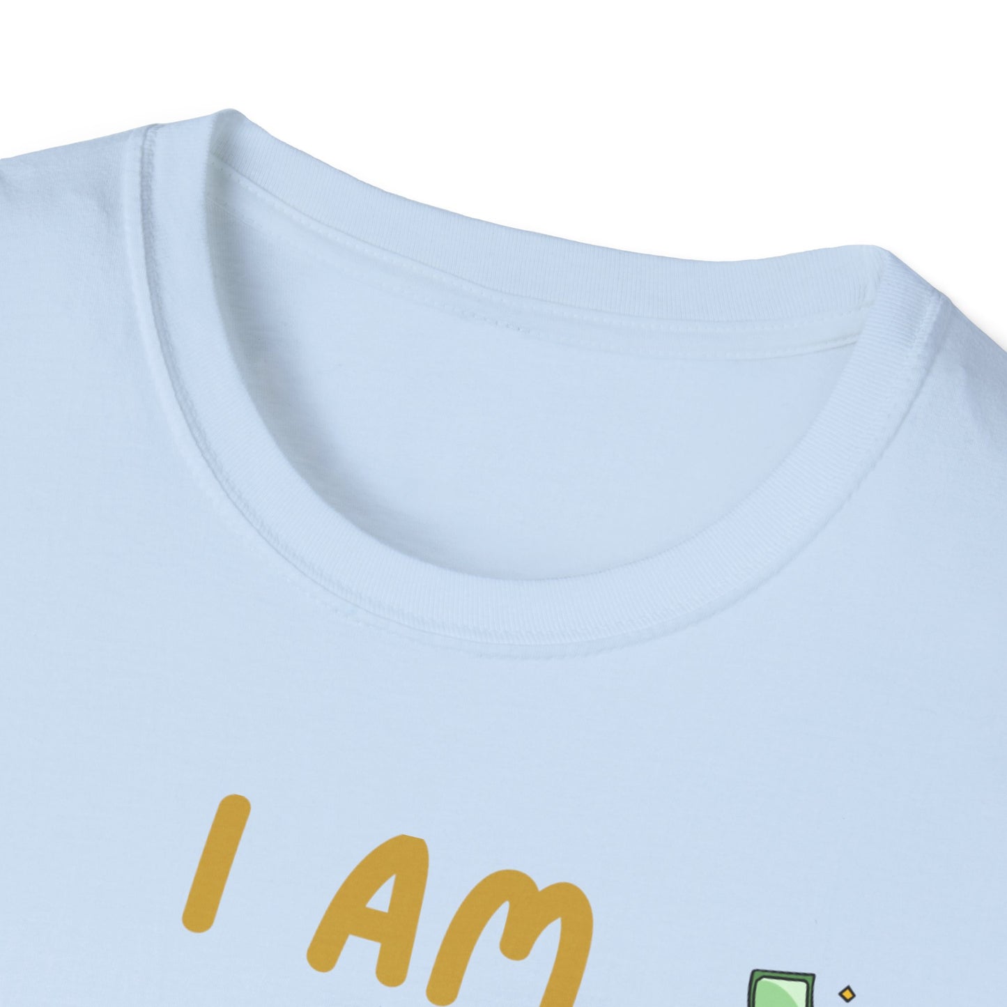 "I Am Paid to Exist" Unisex Softstyle T-Shirt - Manifesting Graphic Tee for Everyday Wear