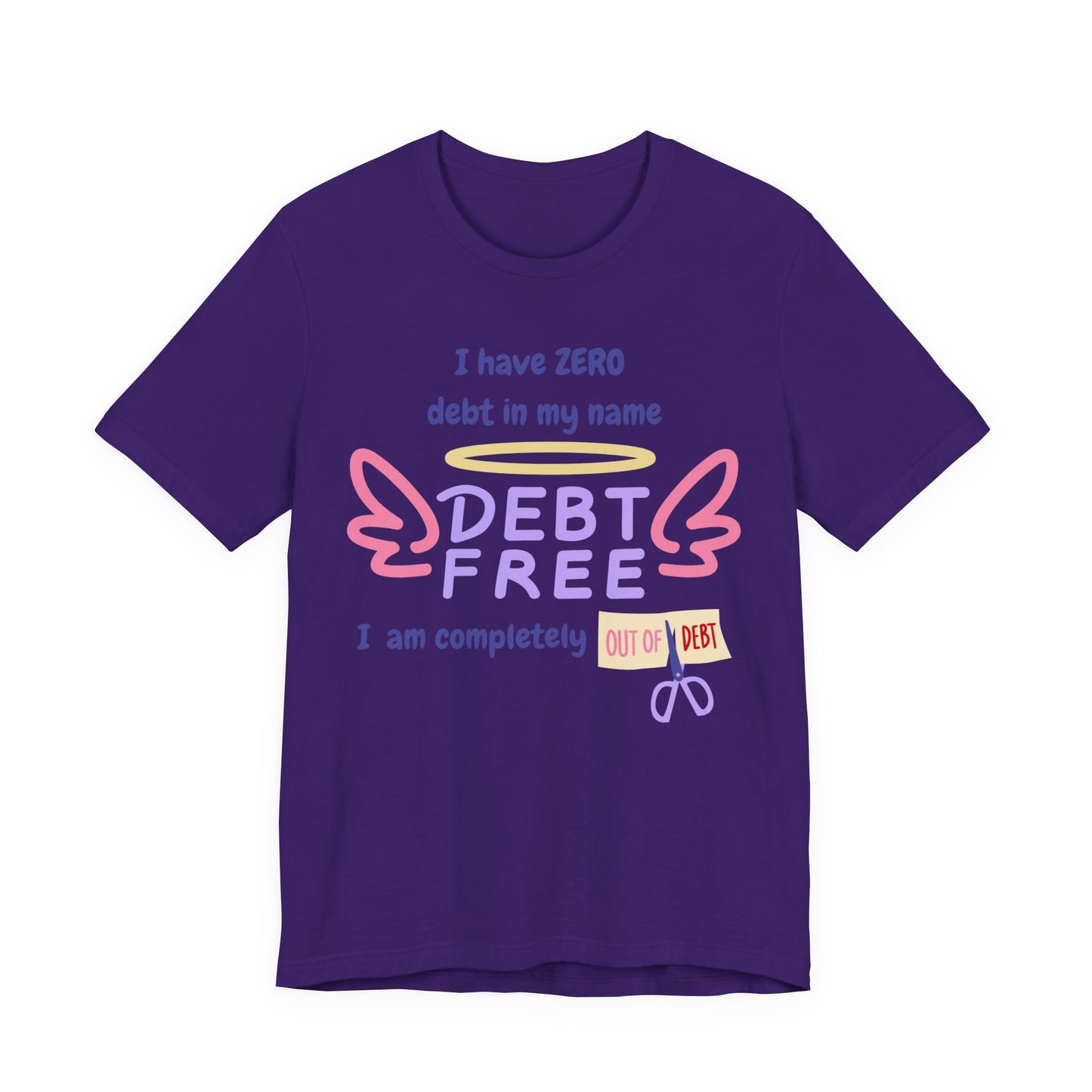 "I Have Zero Debt/Free" Unisex Tee, Celebrate Financial Freedom Shirt, Inspirational Gift, Debt-Free Lifestyle T-Shirt, Debt-Free Goals Apparel, Fun [...]