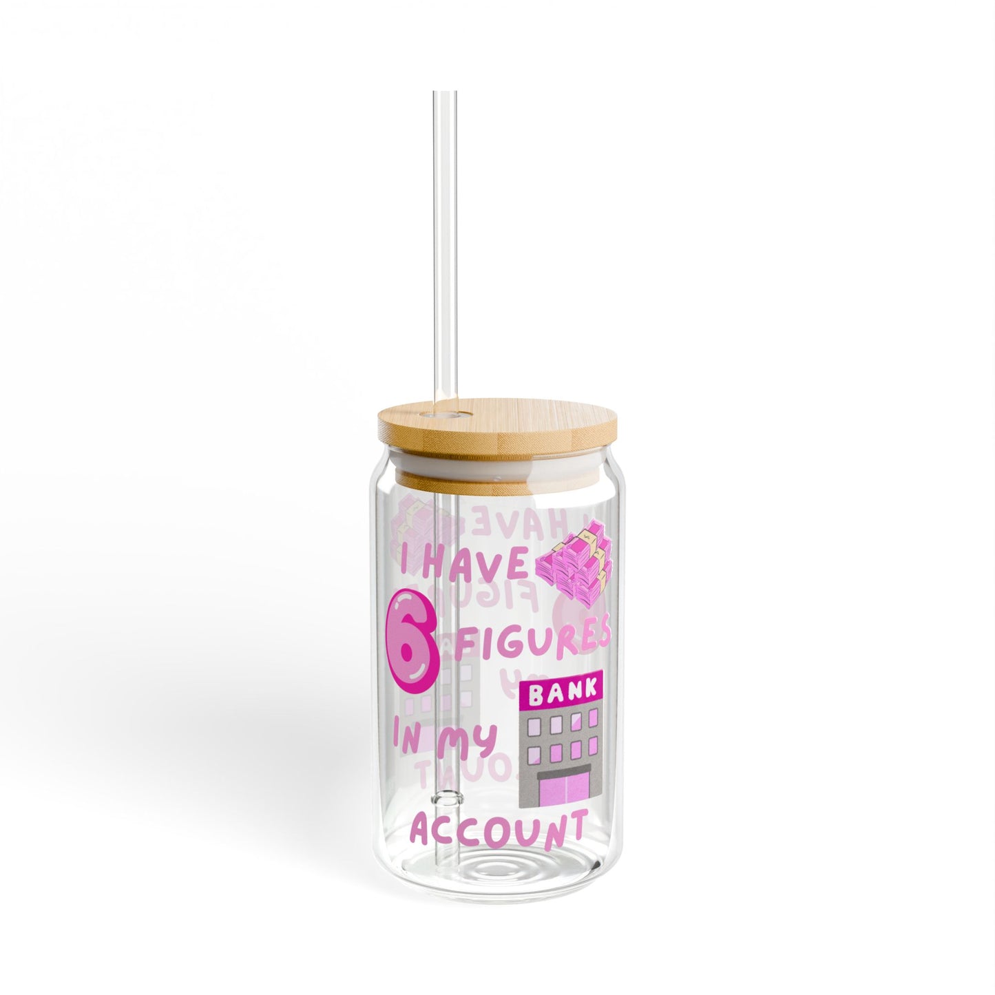"I Have 6 Figures Bank" Pink - Perfect for Motivational Lifestyle, Gift for Friends, Ideal for Home or Office, Encouraging [...]