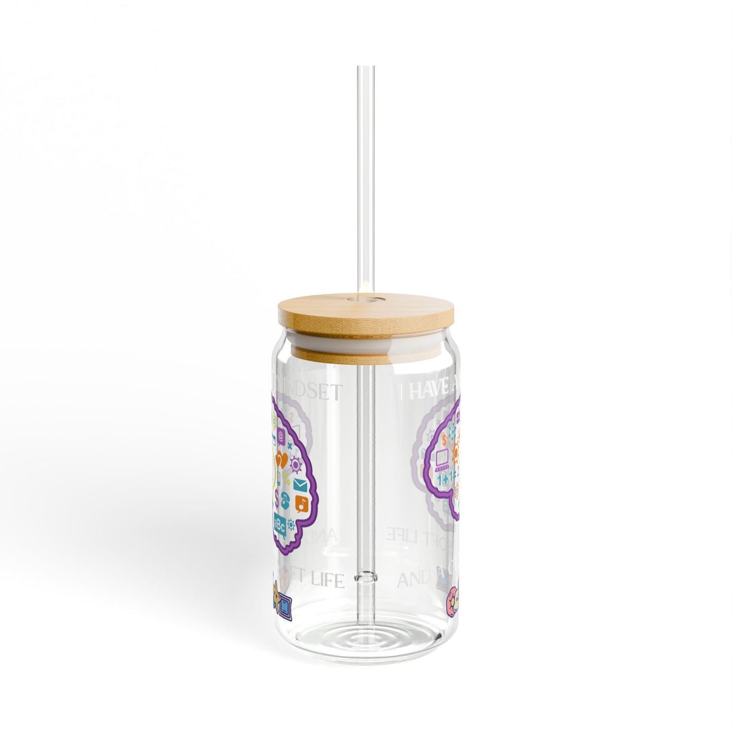 "I Have a Rich Mindset Classy Soft Life"  Sipper Glass with Straw, 16oz | Fun Learning Drinkware for Kids | Educational Drink Container | Ideal Birthday Gift | Cute [...]