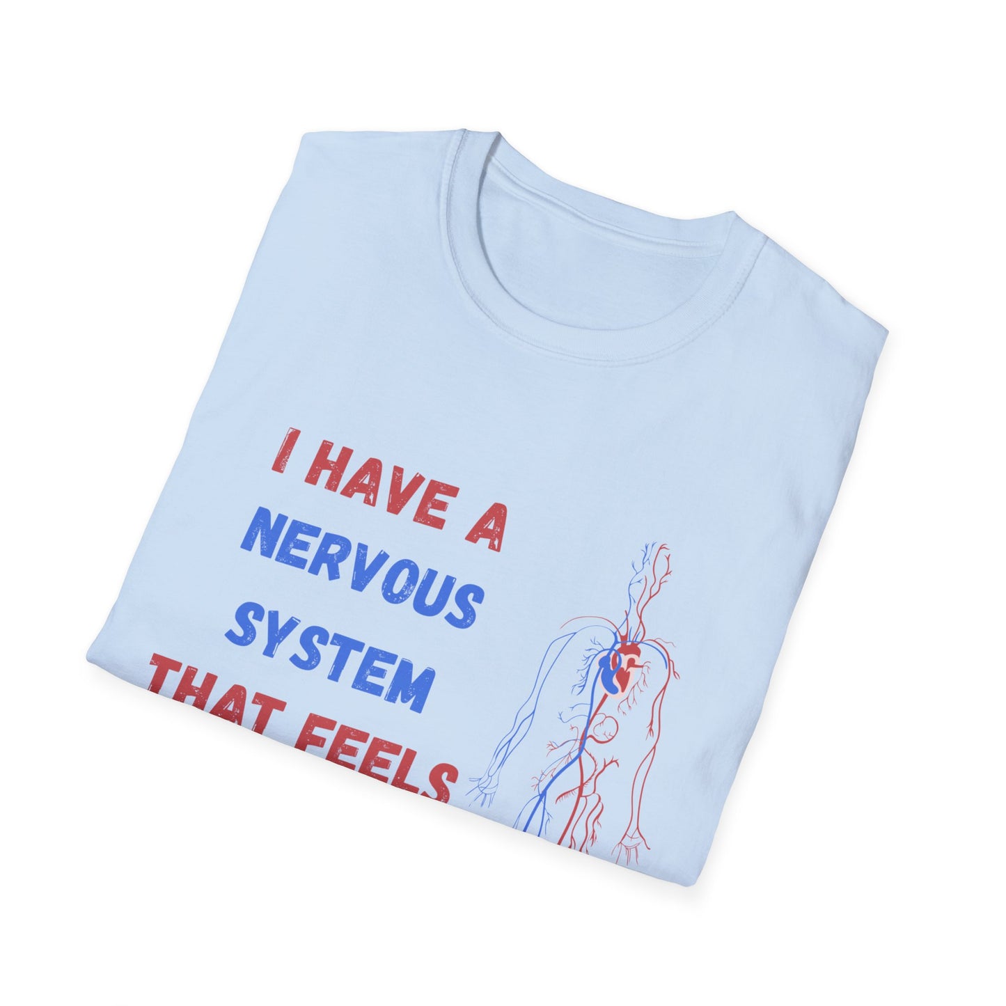 T-Shirt — "I Have a Nervous System That Feels Calm & Safe" Manifestation Tee