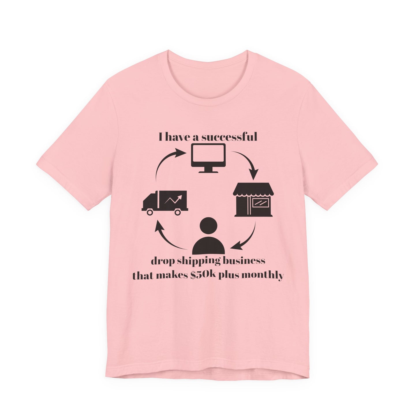 "I Have a 50k Drop Shipping Biz" - Unisex Jersey Short Sleeve Tee