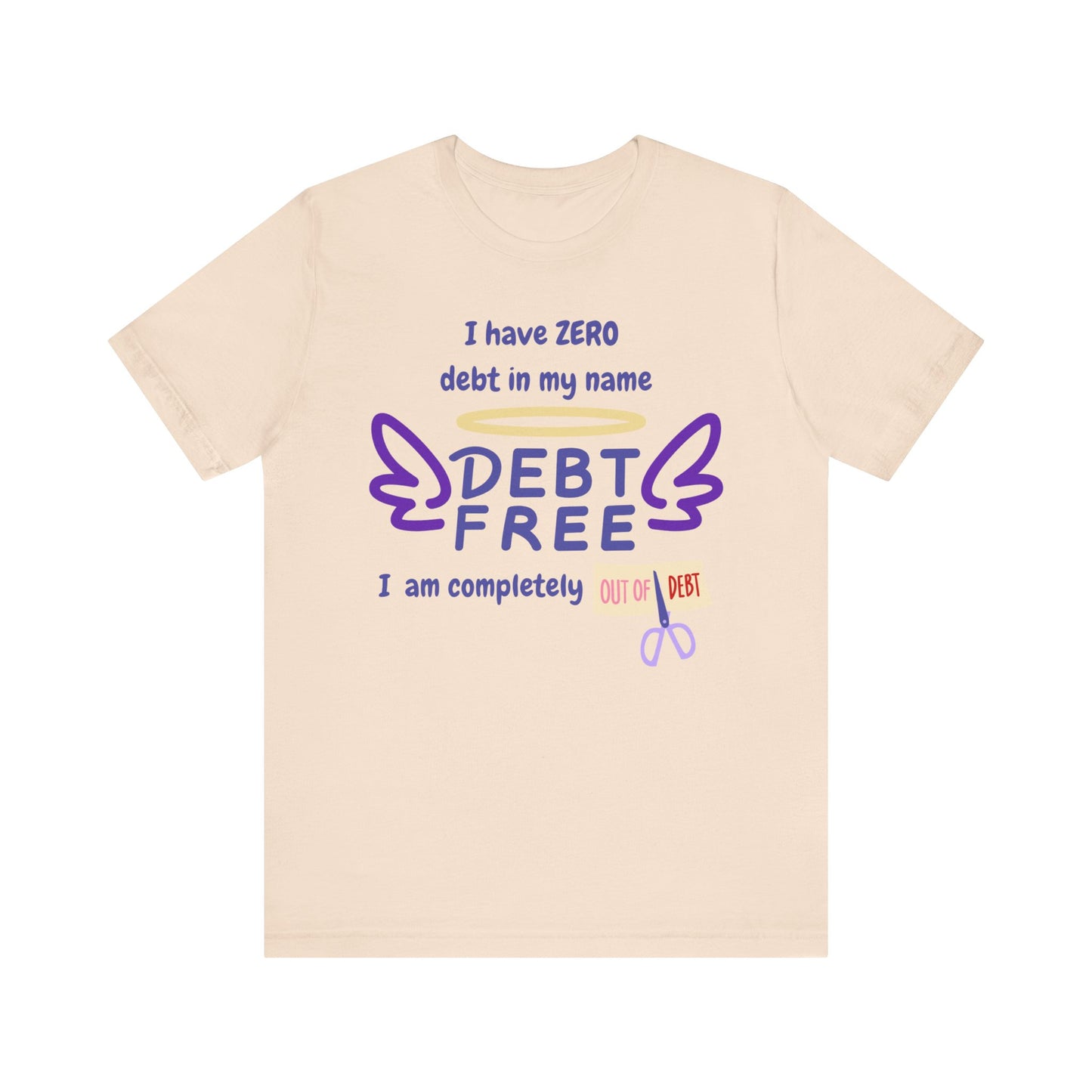 I Have Zero Debt/Free (Purple) Unisex Tee - Celebrate Financial Freedom, Perfect Gift for Friends, Inspirational Shirt for Everyday Comfort, Positive [...]