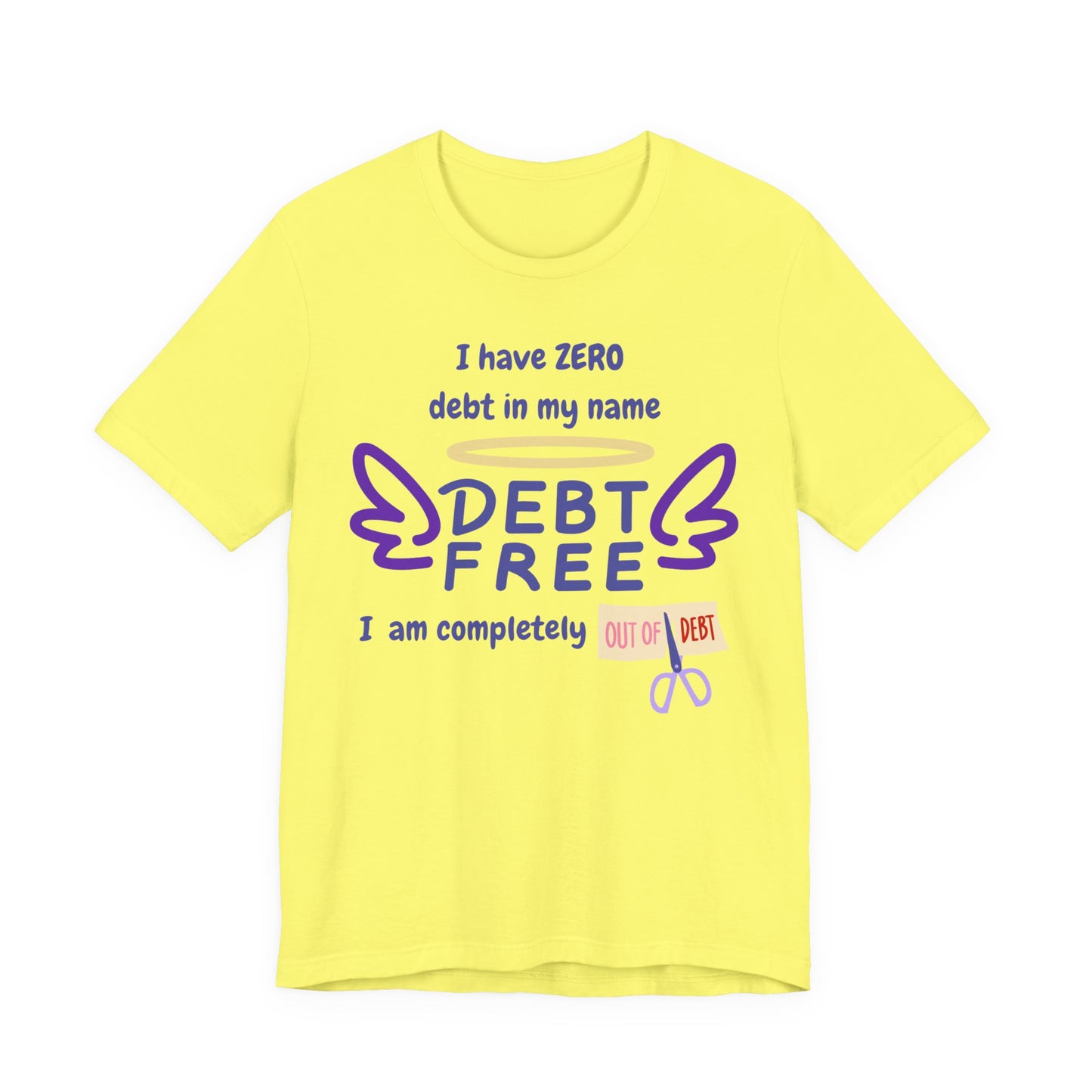 I Have Zero Debt/Free (Purple) Unisex Tee - Celebrate Financial Freedom, Perfect Gift for Friends, Inspirational Shirt for Everyday Comfort, Positive [...]