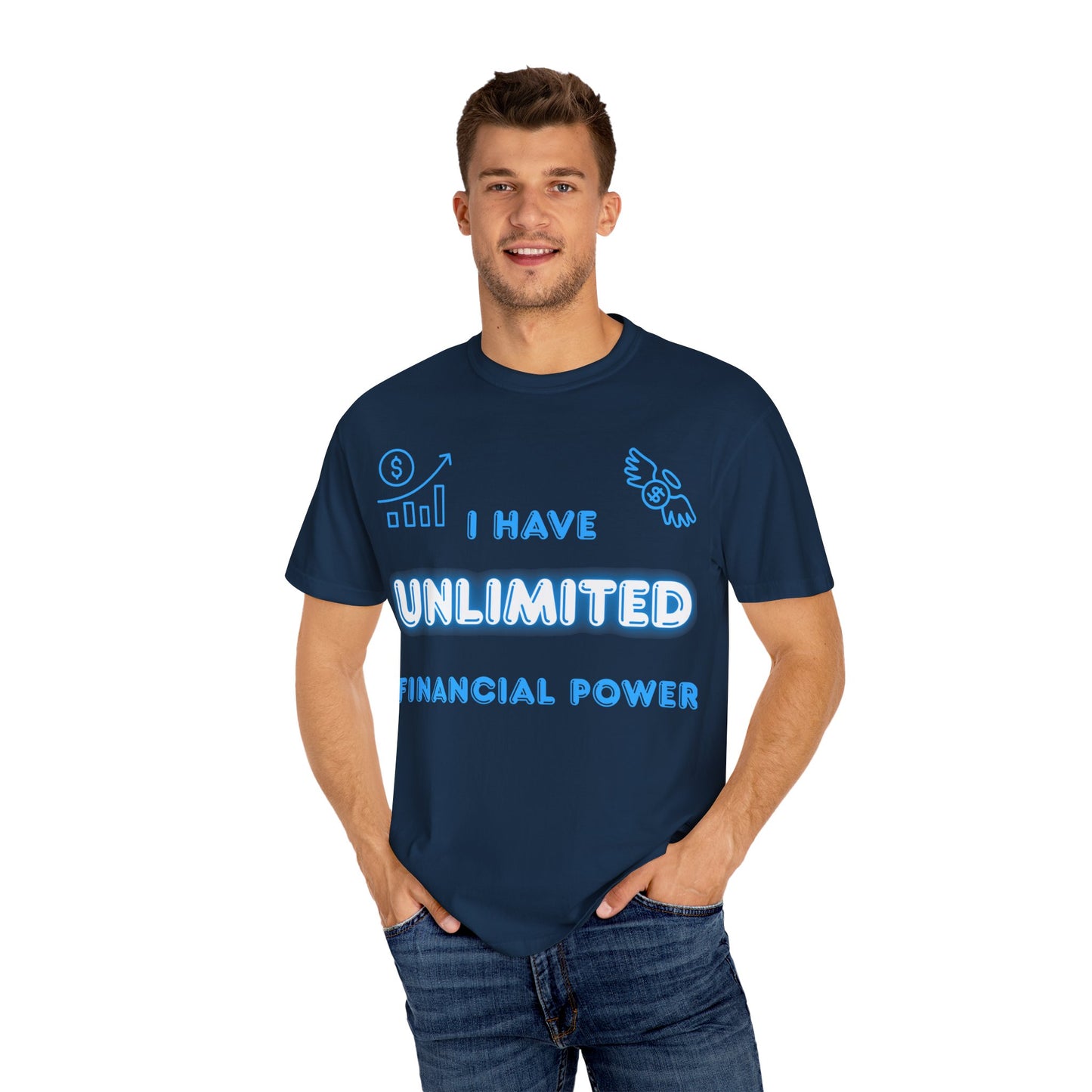 "I Have Unlimited Financial Power" Blue