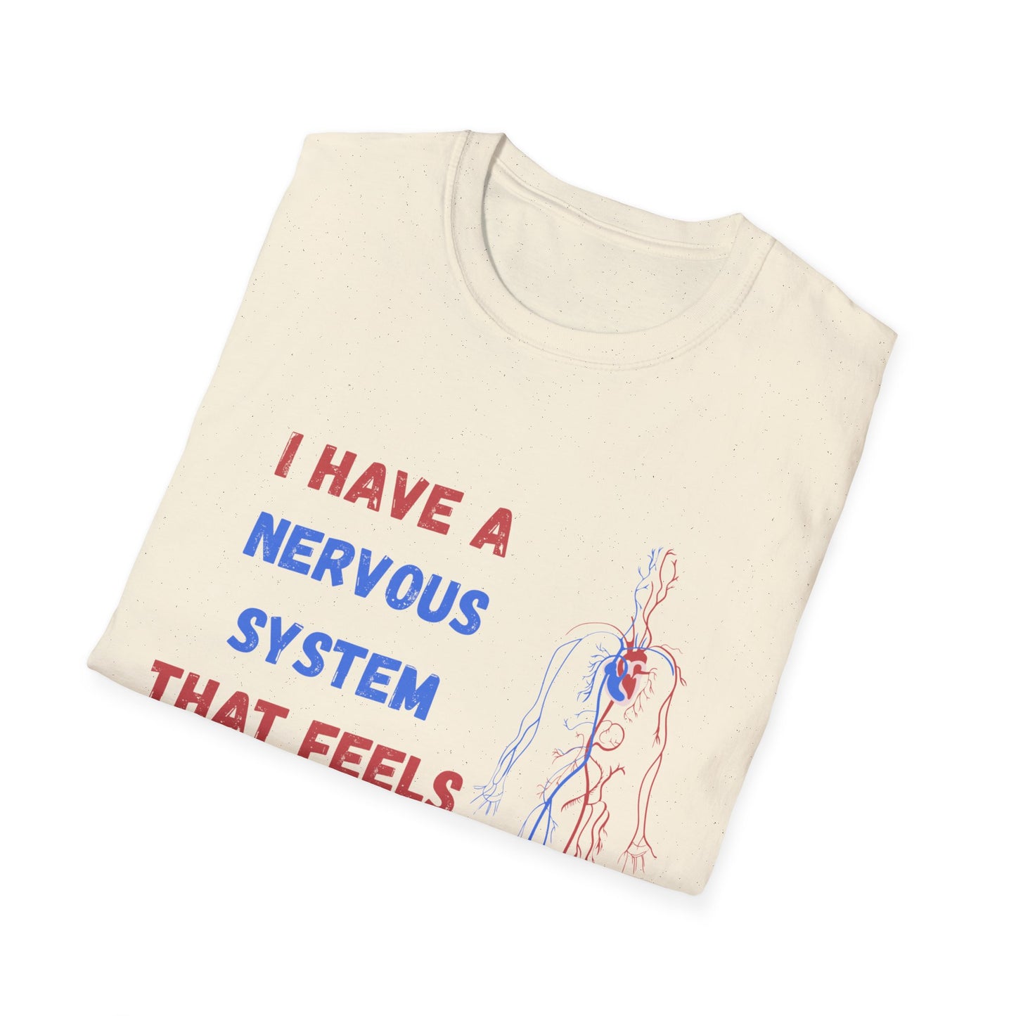 T-Shirt — "I Have a Nervous System That Feels Calm & Safe" Manifestation Tee