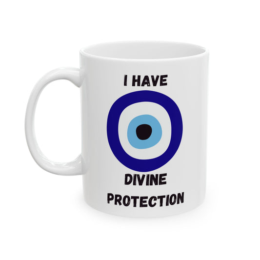 "I Have Divine Protection" | Ceramic Mug for Home or Office, Coffee Lover Gift, Motivational Drinkware, Unique Quote Mug, Perfect for Any Occasion, [...]