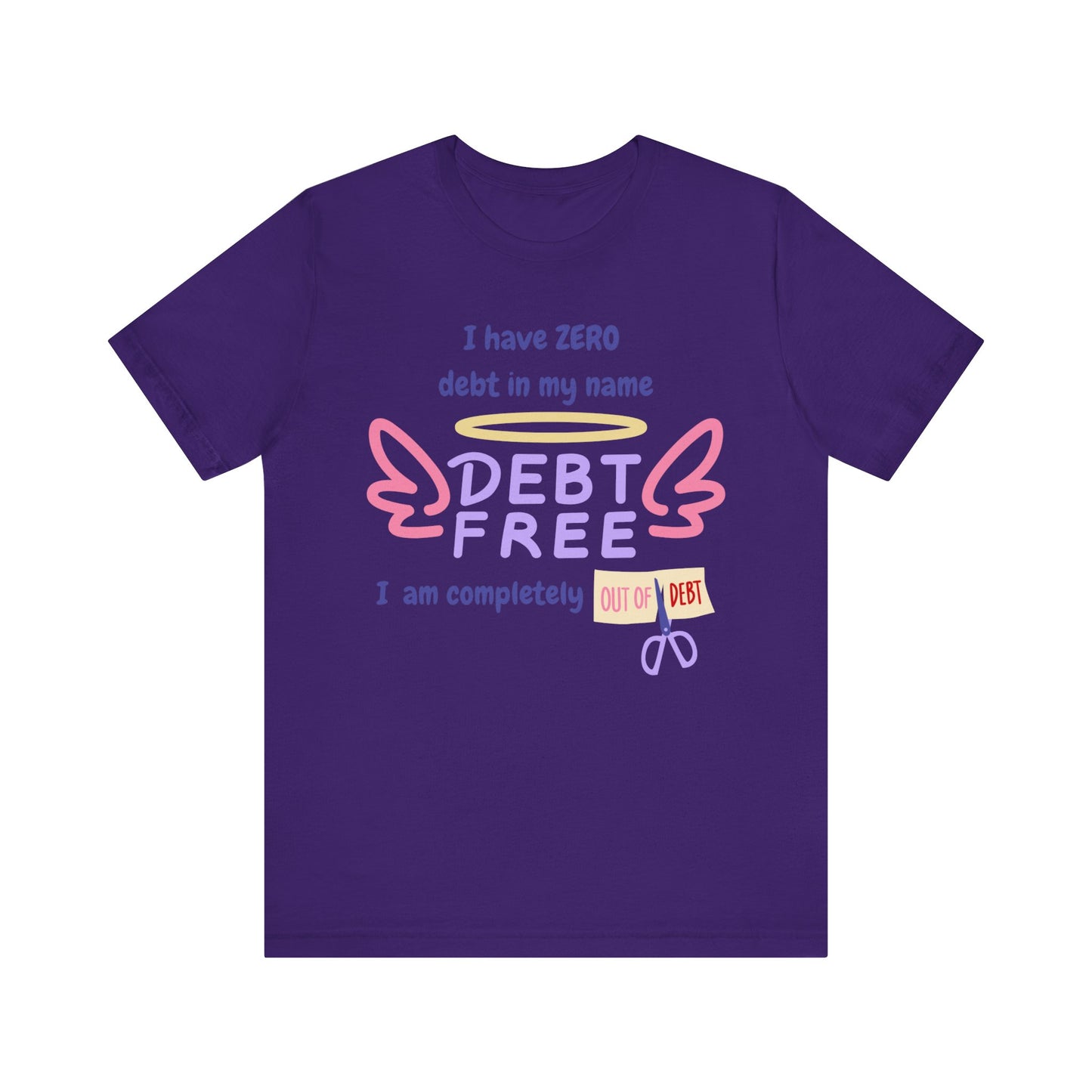 "I Have Zero Debt/Free" Unisex Tee, Celebrate Financial Freedom Shirt, Inspirational Gift, Debt-Free Lifestyle T-Shirt, Debt-Free Goals Apparel, Fun [...]
