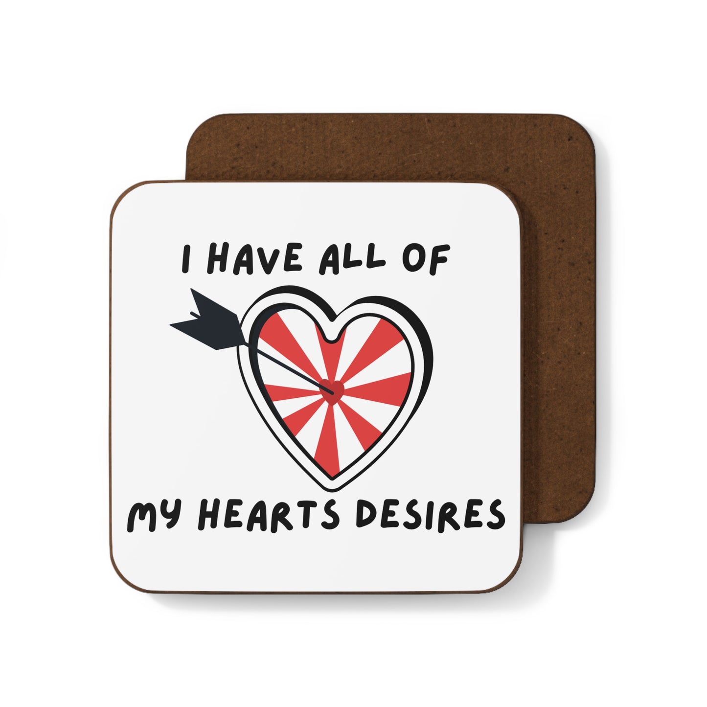 "I Have All of my Hearts Desires" Coaster, Manifesting Home Decor, Gift for Him/Her, Unique Barware, Valentine's Day, Housewarming, Cute Coaster Designs, Durable [...]