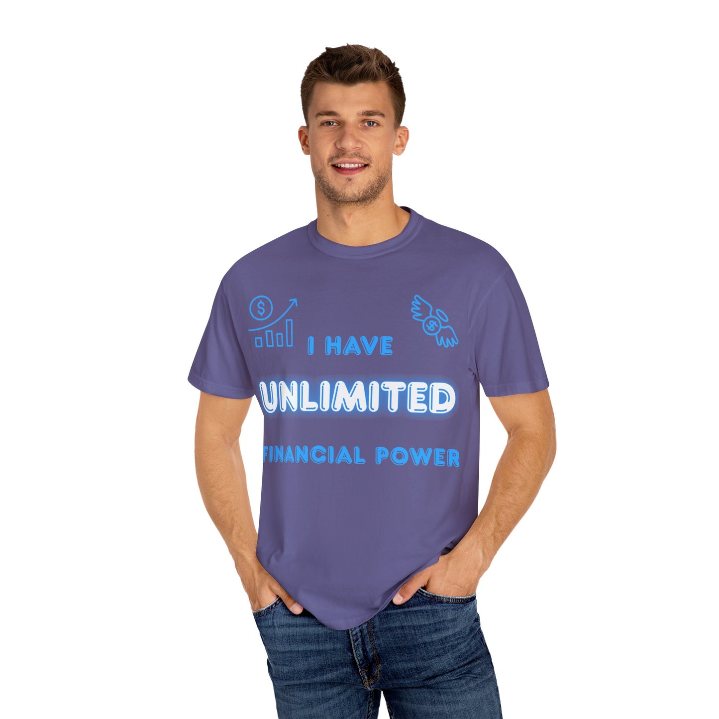 "I Have Unlimited Financial Power" Blue