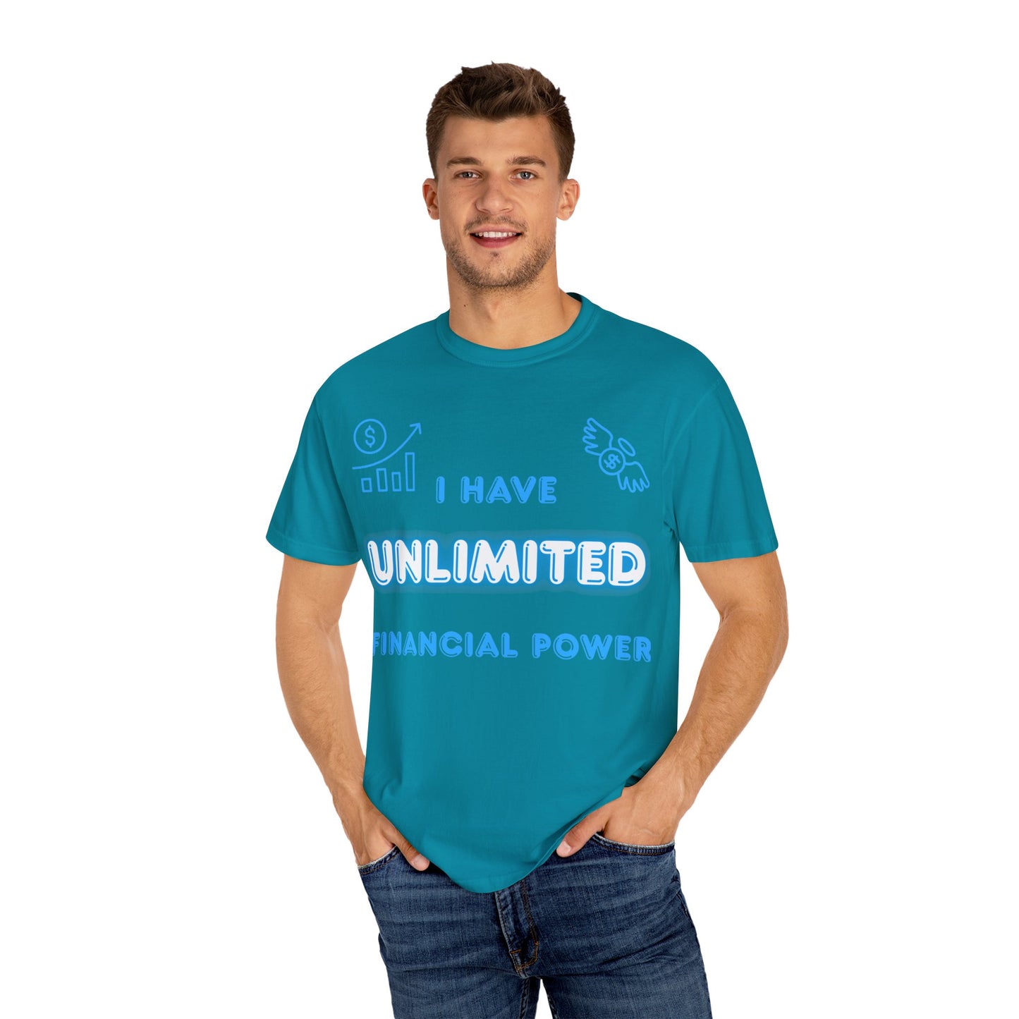 "I Have Unlimited Financial Power" Blue