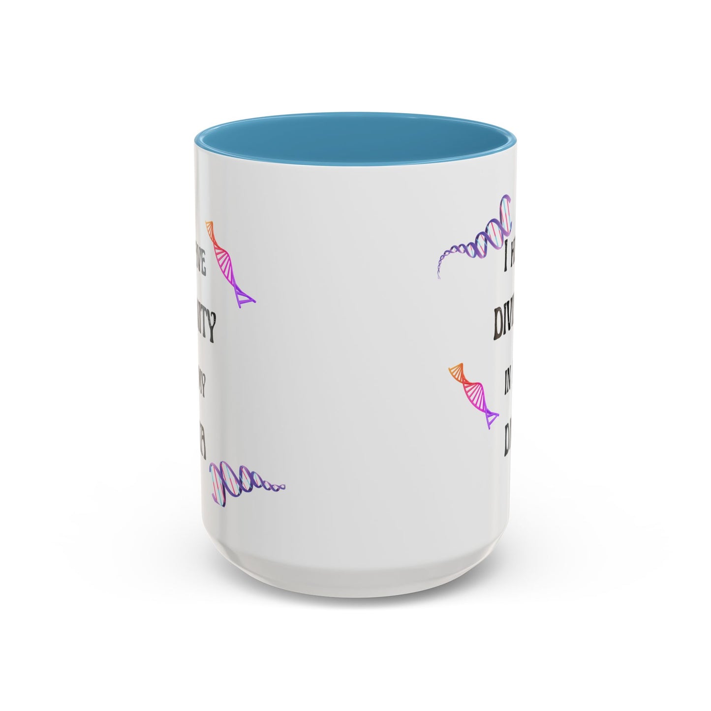 I Have Divinity in my DNA" Coffee Mug, Inspirational Gift, Science Mug, Genetic Enthusiast, Unique Ceramic Cup, Birthday Present