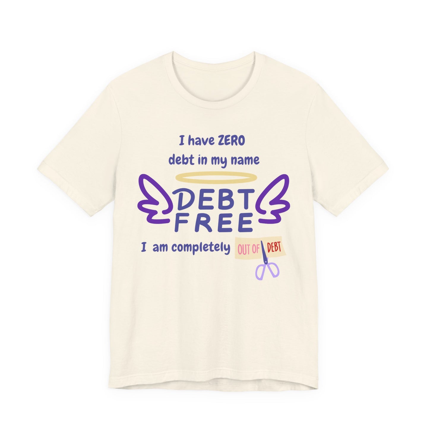 I Have Zero Debt/Free (Purple) Unisex Tee - Celebrate Financial Freedom, Perfect Gift for Friends, Inspirational Shirt for Everyday Comfort, Positive [...]