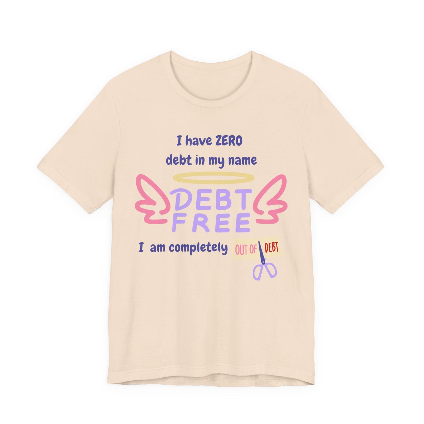 "I Have Zero Debt/Free" Unisex Tee, Celebrate Financial Freedom Shirt, Inspirational Gift, Debt-Free Lifestyle T-Shirt, Debt-Free Goals Apparel, Fun [...]